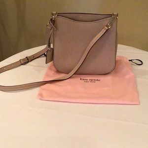 Soft pink cross body bag by Kate Spade
